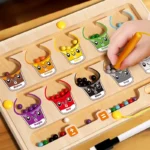 Educational Magnetic Color Sorting Board Montessori Wooden Toy For Children - Image 2