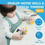 Montessori Busy Board Travel Toy for Kids - Image 8