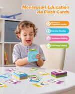 Talking Flash Cards for Toddlers 1 2 3 4 Year Olds, Montessori Language Learning - Image 5