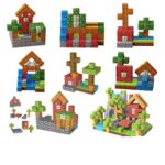 Forest Magnetic Building Blocks 87PC Creative DIY Square Puzzle Toy for Children Magnetic Building Game - Image 5