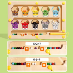 Educational Magnetic Color Sorting Board Montessori Wooden Toy For Children - Image 5
