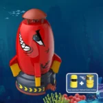 Water Rocket Launcher Sprinkler Water Play Toy