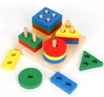 Montessori Wooden Sorting and Stacking Toys