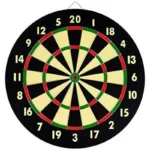 Double Faced Wooden dartboard