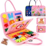 Montessori Busy Board Activity Educational Sensory Learning Book - Image 2