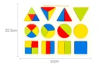 Children's Montessori Teaching Geometric Shape Board Puzzle - Image 4
