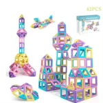 ABS Magic Magnetic Blocks Montessori Education 3d Building Blocks DIY Toys - Image 3