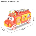 Huanger Music Bus Xylophone with Shape Sorter Toy - Image 2