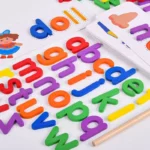 Wooden English Alphabet Cognition Spelling Puzzle Toy - Image 3