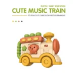 Cartoon Puzzle Train – Baby Montessori Early Education Toy