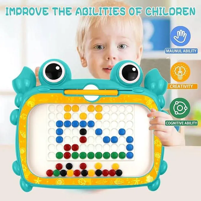 imgi_2_IumOtjIqpvyUTKx9ZaW.webp Magnetic Drawing Board for Kids with 50Pcs Magnetic Beads and 1 Pen - Image 1