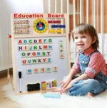 Wooden Kids Drawing Board Double-Sided Magnetic Whiteboard