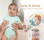 WODI Wooden Rain Stick Baby Rattle Toys - Image 2