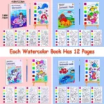 Watercolor Painting Book Early Education Graffiti Toys - Image 3