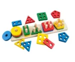 Montessori Wooden Sorting and Stacking Toys - Image 2