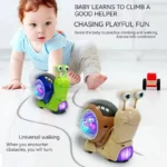 Educational Toy Cartoon Crawling Obstacles Avoidance Projection Snail With Music Light - Image 2