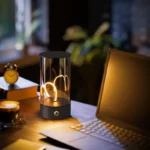 Creative Minimalist Magnetic Lamp LED Touch Control Desk Lamp Rechargeable - Image 2
