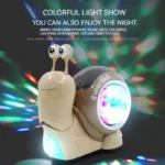 Educational Toy Cartoon Crawling Obstacles Avoidance Projection Snail With Music Light - Image 3
