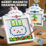 Cartoon Rabbit Magnetic Drawing Board