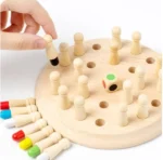 New Kids Wooden Memory Match Stick Chess Game
