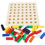 Educational Wooden Colour Sorting Stack - Image 4