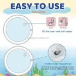 100*100cm Tummy Time Baby Water Mat Baby - Image 4