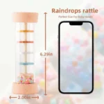 WODI Wooden Rain Stick Baby Rattle Toys - Image 4
