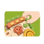Cartoon Puzzle Train – Baby Montessori Early Education Toy - Image 3