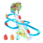 Electric Track Slide Toys Assembly Design Electric Dinosaur Stair Toy