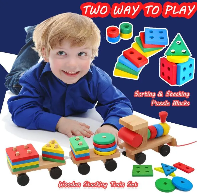 imgi_2_xMvr-wXV1WJpC95xsf.webp Train Toy Set For Toddler, Sorting And Shape Color Recognition Geometric Blocks Colorful - Image 1