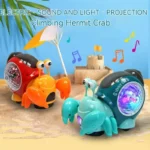 Educational Toy Cartoon Crawling Obstacles Avoidance Projection Snail With Music Light - Image 4