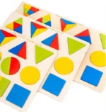 Children's Montessori Teaching Geometric Shape Board Puzzle - Image 2