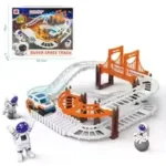 Railway Track Electric Astronaut Train Toy - Image 4