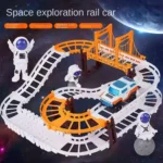 Railway Track Electric Astronaut Train Toy