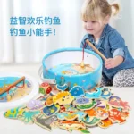 Montessori Wooden Fishing Toy for Kids