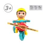 Stunt Tricycle Battery Toy with Lights & Music - Multicolor - Image 4