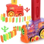 Kids Domino Train Car Set(80Pes) - Image 4