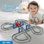 Kids Electric Speed Rail Car Track Toy
