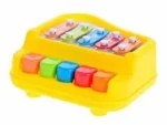 18x18cm plastic Mini Club piano and xylophone + notes - Image 2