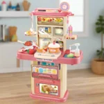 Kitchen Toys Cooking Set with Sound, Light & Smoke for Kids
