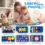 Kids Busy Book Montessori Toys with Sensory Activities - Image 3