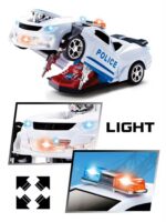 2-in-1 Police Deformation Robot Car Toy for Kids - Image 3
