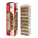 Educational Wood Numbered Tumble Tower game - Image 3