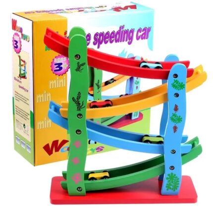 Wooden Car Ramp Toy