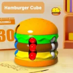 Kids Magic Cube Rotating Bean Hamburger Cube