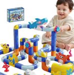 Magnetic Racing Tracks Shark Electric Toys for Kids (85 pcs set )