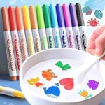 12 colors magical water painting pen with Ceramic Spoon - Image 3