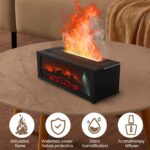 Fireplace Humidifier Aromatherapy Diffuser Flame