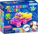 80 PCS Magic Gummy Bloc Soft Building Blocks for Kids - Image 2