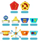 22-in-1 Montessori Busy Board Activity Cube - Image 2